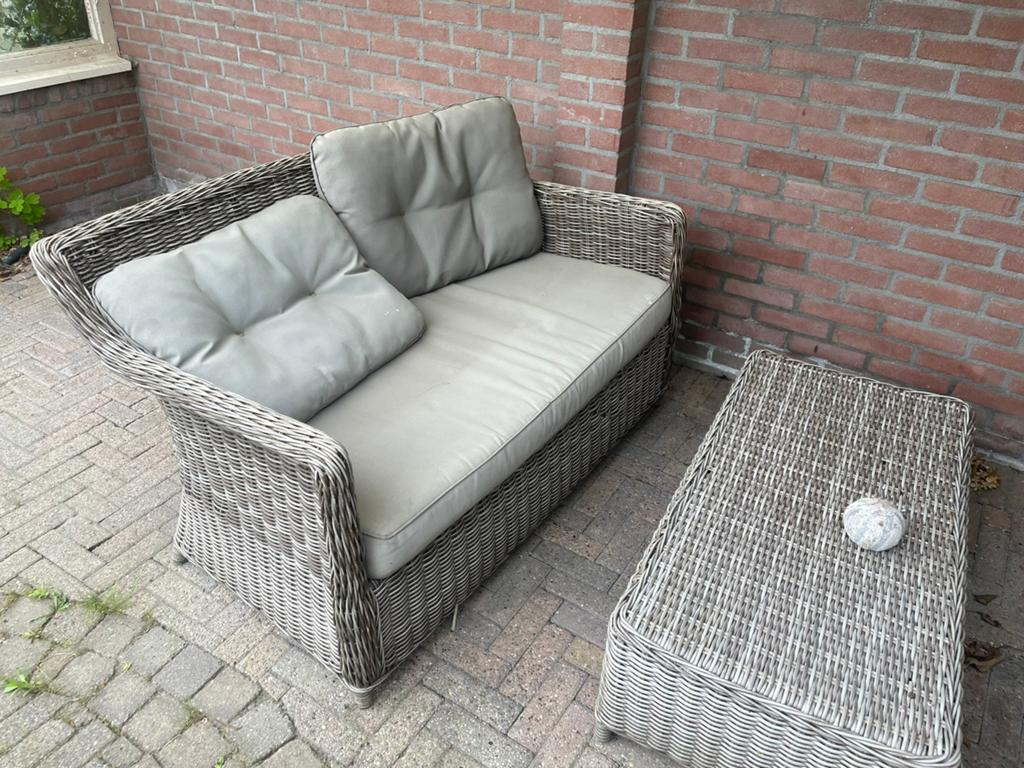 Gratis tuin setje, Ophalen, Gebruikt, 2 zitplaatsen