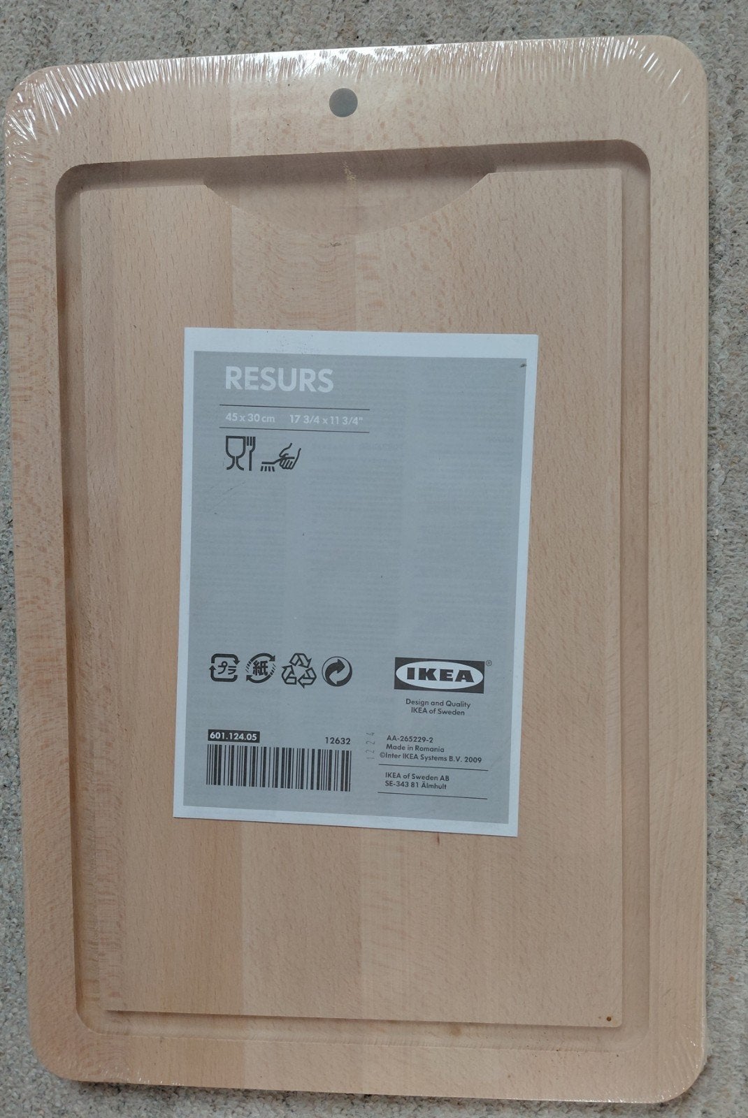 IKEA RESURS Snijplank / Serveerplank - Nieuw, Hout, IKEA, Snij-/serveerplank, Nieuw