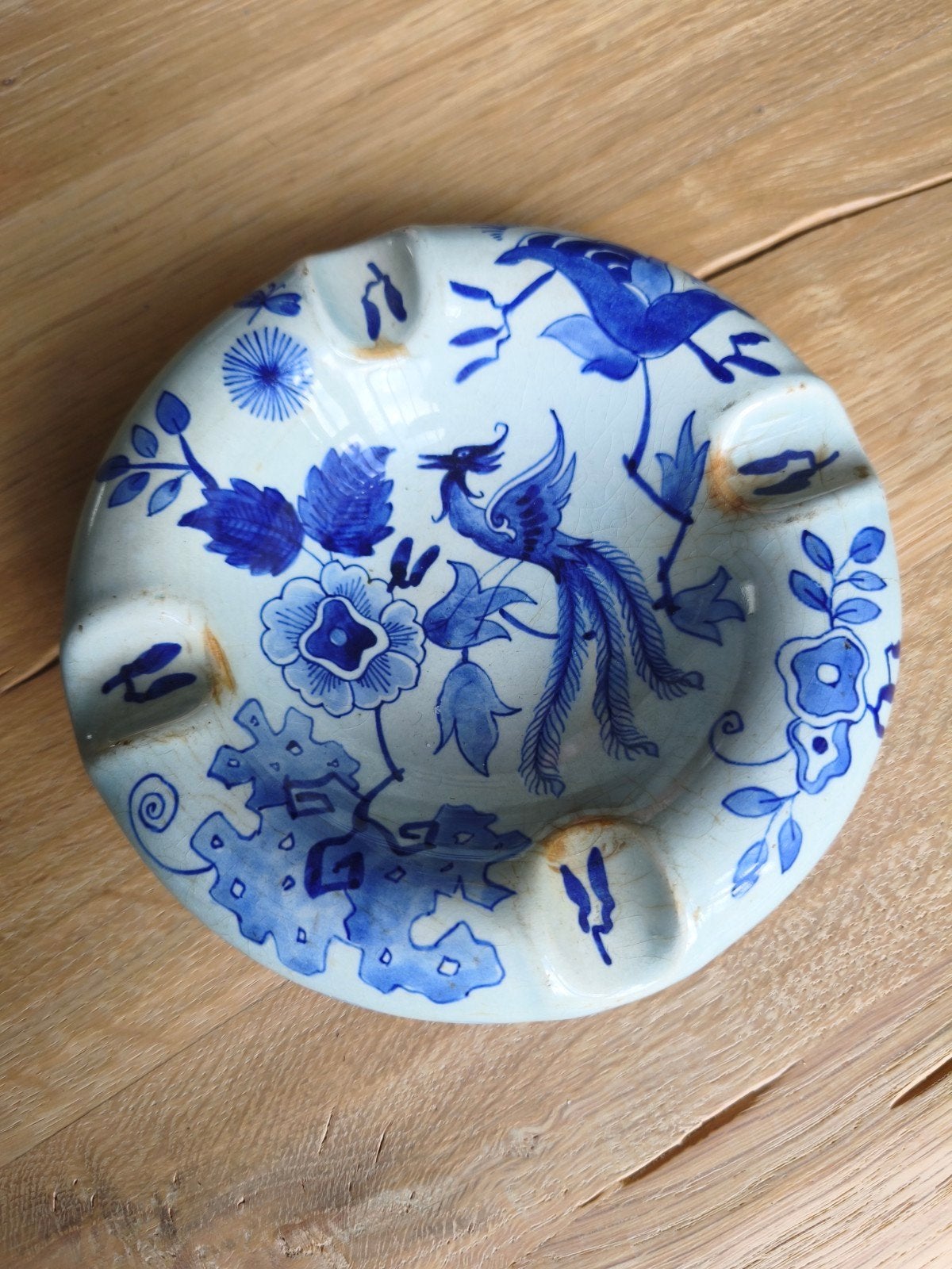 Delfts blauwe asbak Koninklijke Goedewaagen Gouda Pauw, Antiek en Kunst, Ophalen of Verzenden