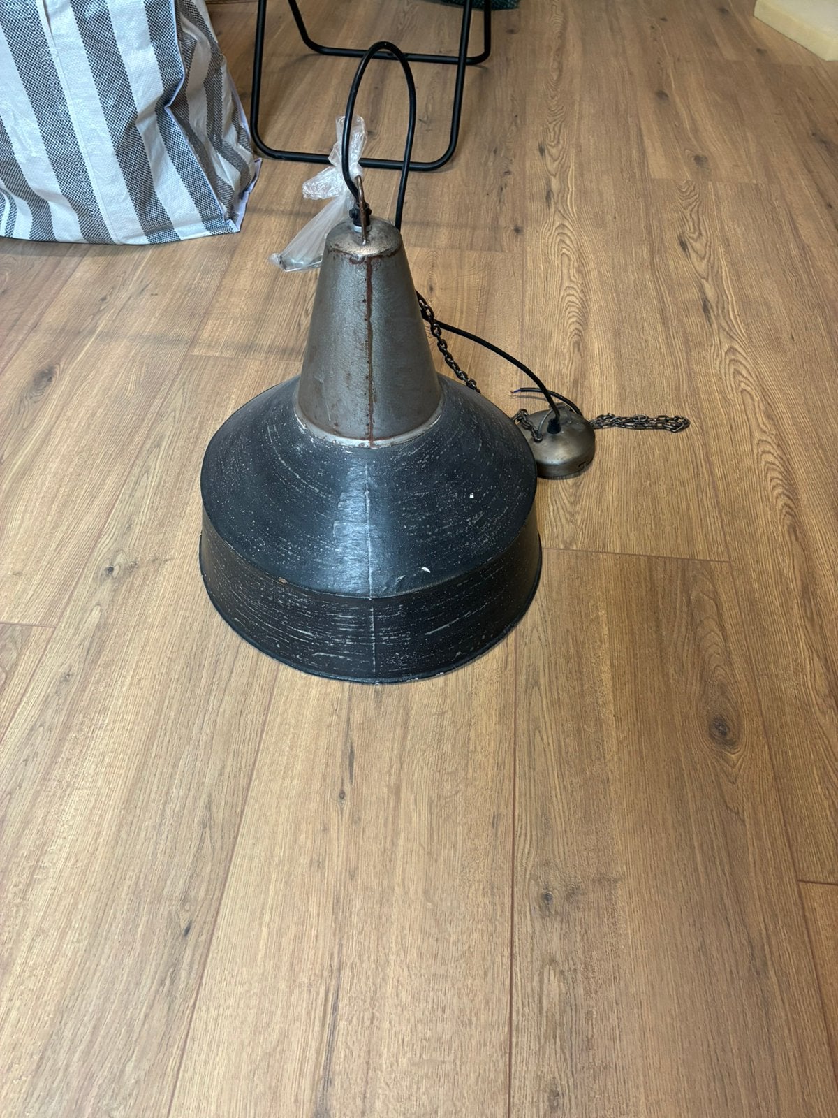 Mooie stoere hanglamp, Ophalen of Verzenden, Zo goed als nieuw