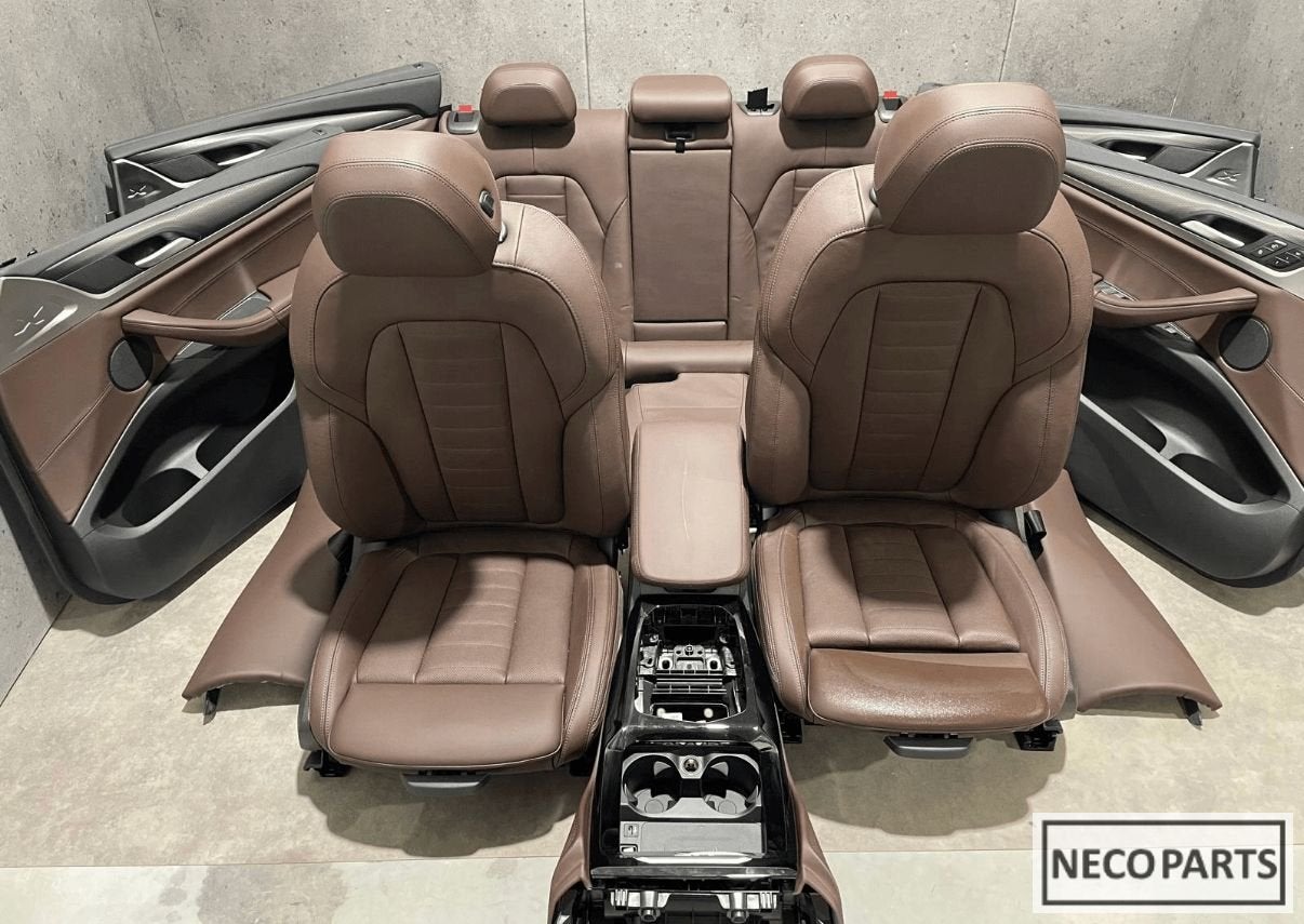 BMW X4 G02 LCI M-PAKKET 14KM INTERIEUR SET STOELEN VERWARMD, Auto-onderdelen, Interieur en Bekleding, Gebruikt, -, -, Ophalen of Verzenden