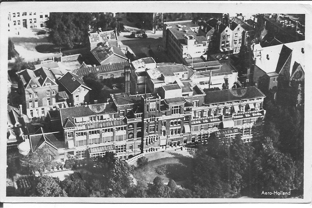 Oude Ansichtkaart Diaconessenhuis Rotterdam 1951, Ophalen of Verzenden, 1940 tot 1960, Gelopen, Zuid-Holland