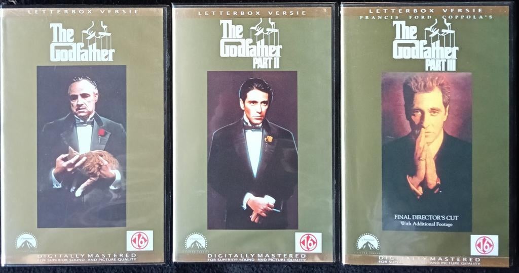The Godfather Trilogy VHS, Vanaf 16 jaar, Ophalen of Verzenden, Zo goed als nieuw, Horror