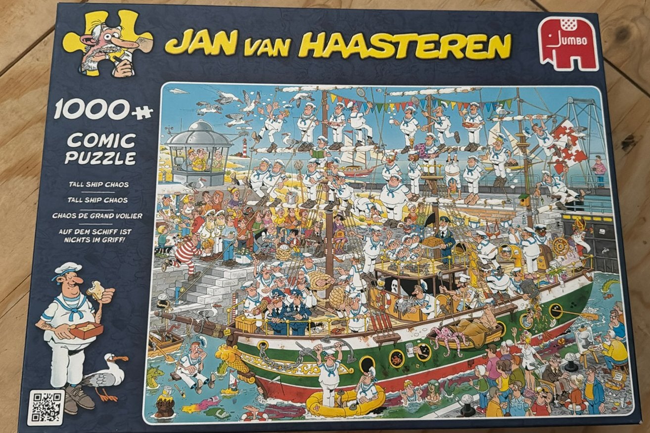 Jan van Haasteren (Chaos de grand voilier), Ophalen, 500 t/m 1500 stukjes, Zo goed als nieuw