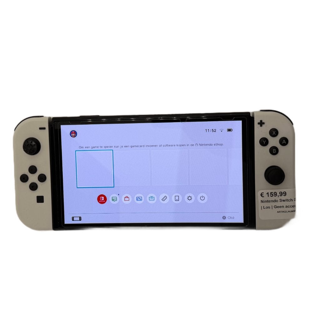 Nintendo Switch Oled 2022 Wit | Los | Geen accessoires |, Spelcomputers en Games, Spelcomputers | Nintendo Switch, Switch OLED