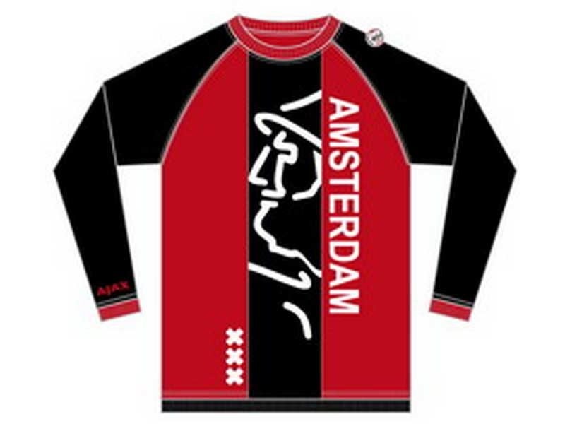 Ajax longsleeve rood zwart - Maat M, Verzamelen, Sportartikelen en Voetbal, Ophalen of Verzenden, Nieuw, Ajax, Shirt