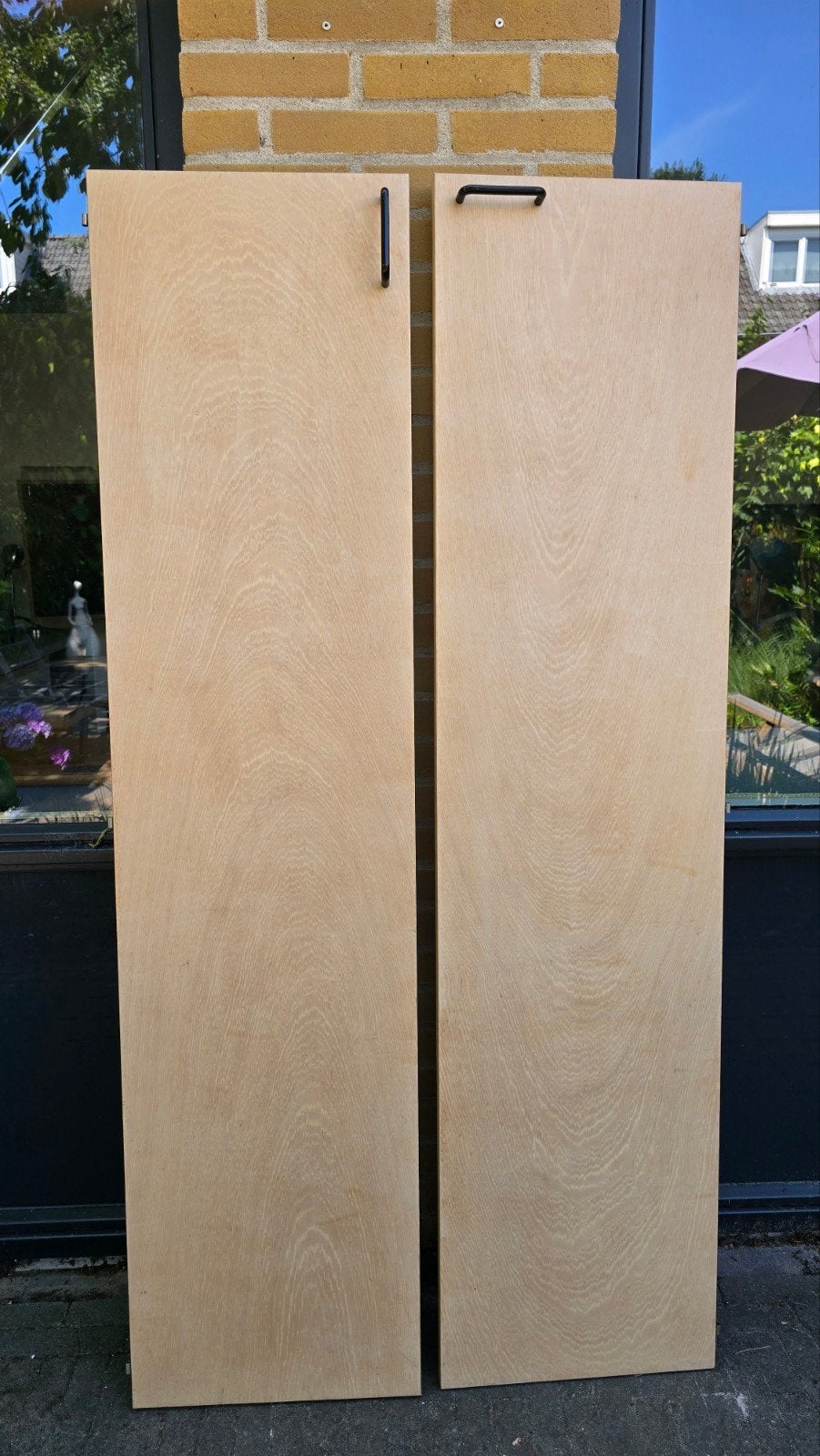 Lundia kastdeuren 160x39 cm (2 stuks) voor kast van 80 cm, Huis en Inrichting, Kasten | Kledingkasten, Ophalen, Gebruikt, 50 tot 100 cm