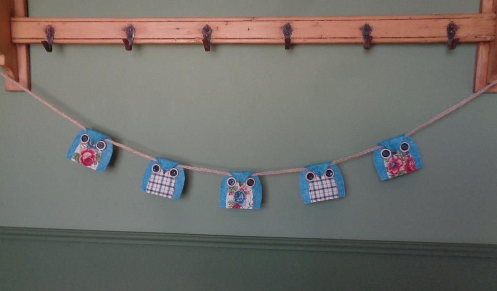 ~ Uiltjesslinger Uilenhanger Stoffen Uil Owls, Ophalen of Verzenden
