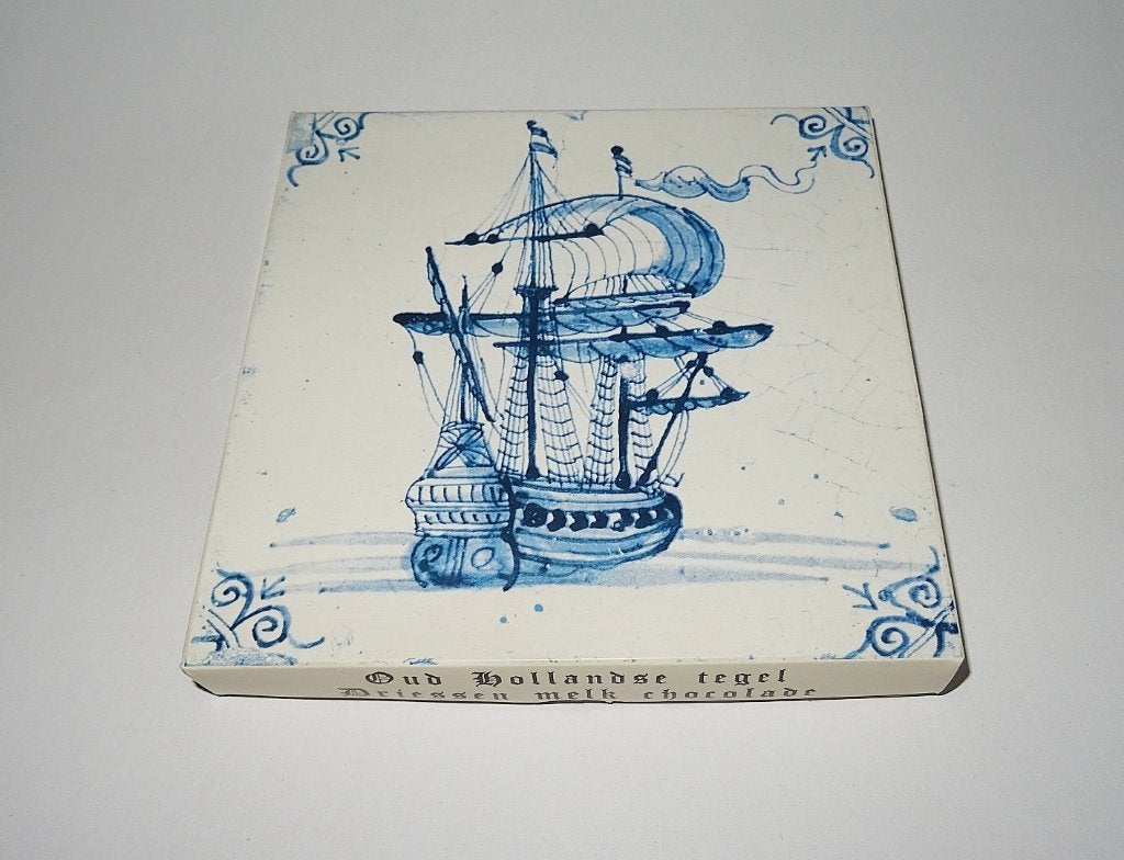 Driessen chocolade Oud-Hollandse Tegel doosje, Ophalen of Verzenden, Gebruikt, Verpakking