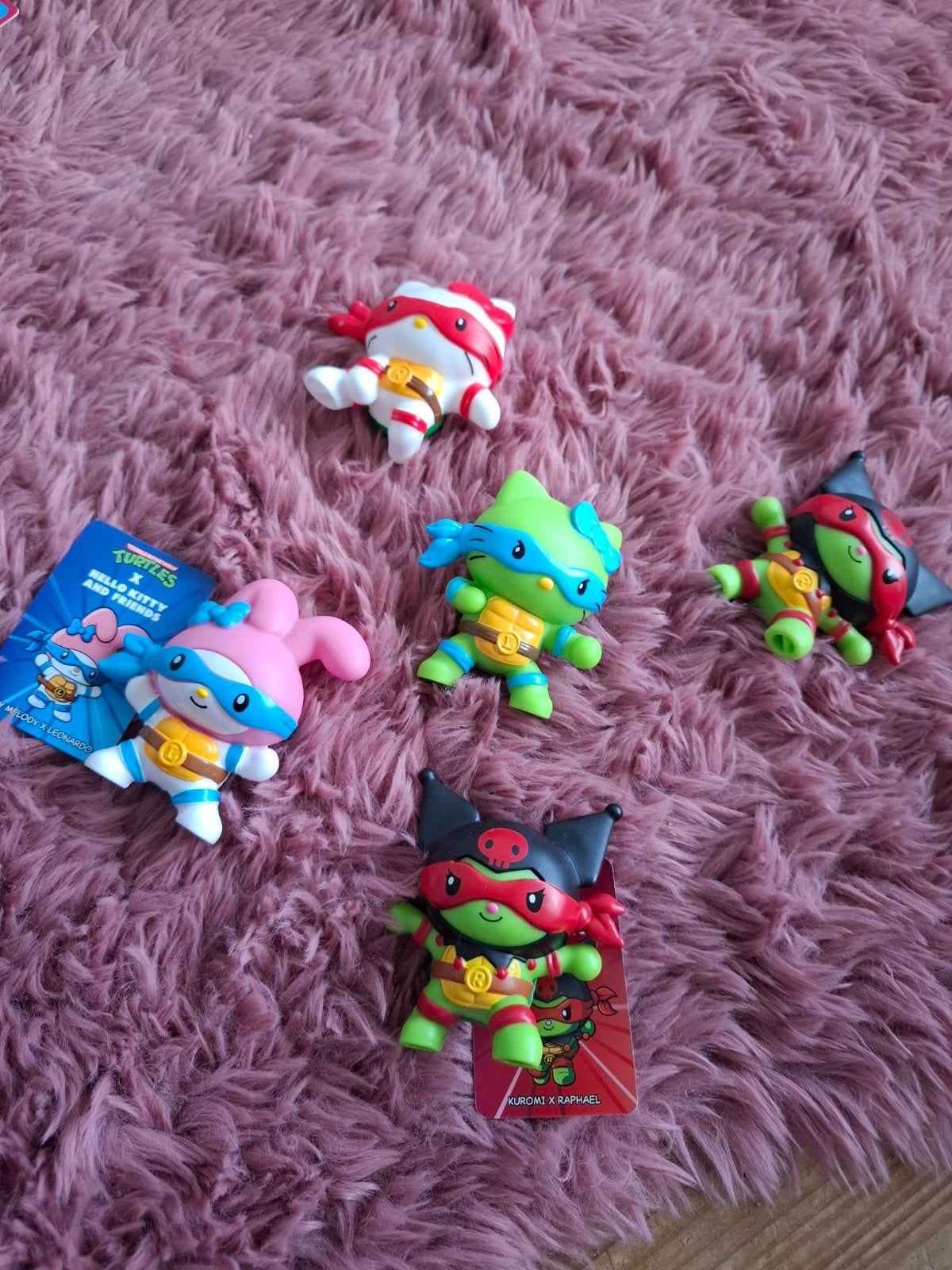 Hello Kitty x Teenage Mutant Ninja Turtles Figuren, Ophalen of Verzenden, Nieuw