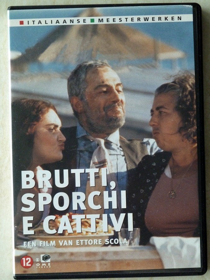 Brutti, sporchi e cattivi (van Ettore Scola), Nederlands, Komedie, Zo goed als nieuw, Italiaans