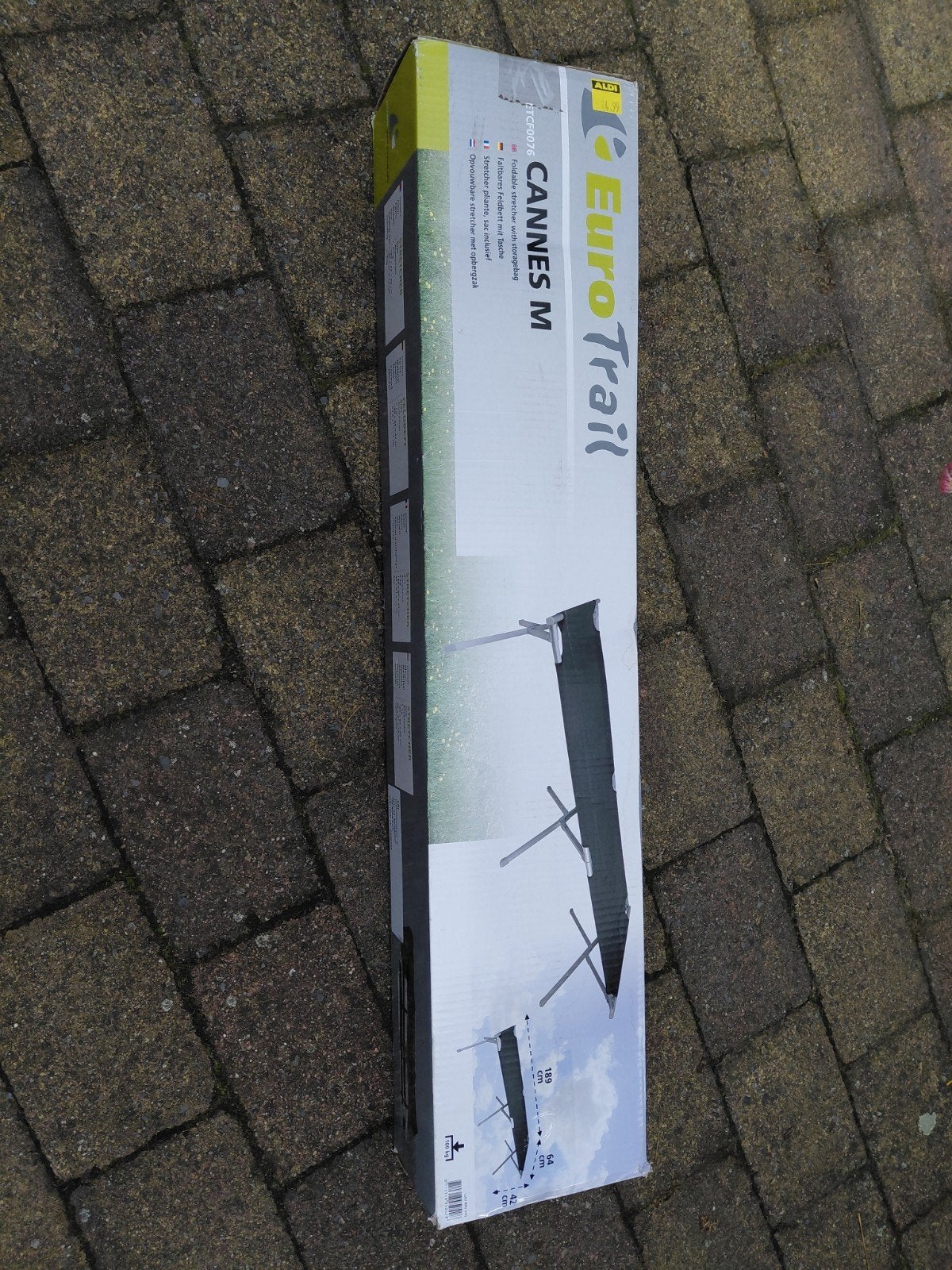 EuroTrail Cannes M Campingbed - Nieuw in doos, Ophalen of Verzenden, Nieuw, Overige