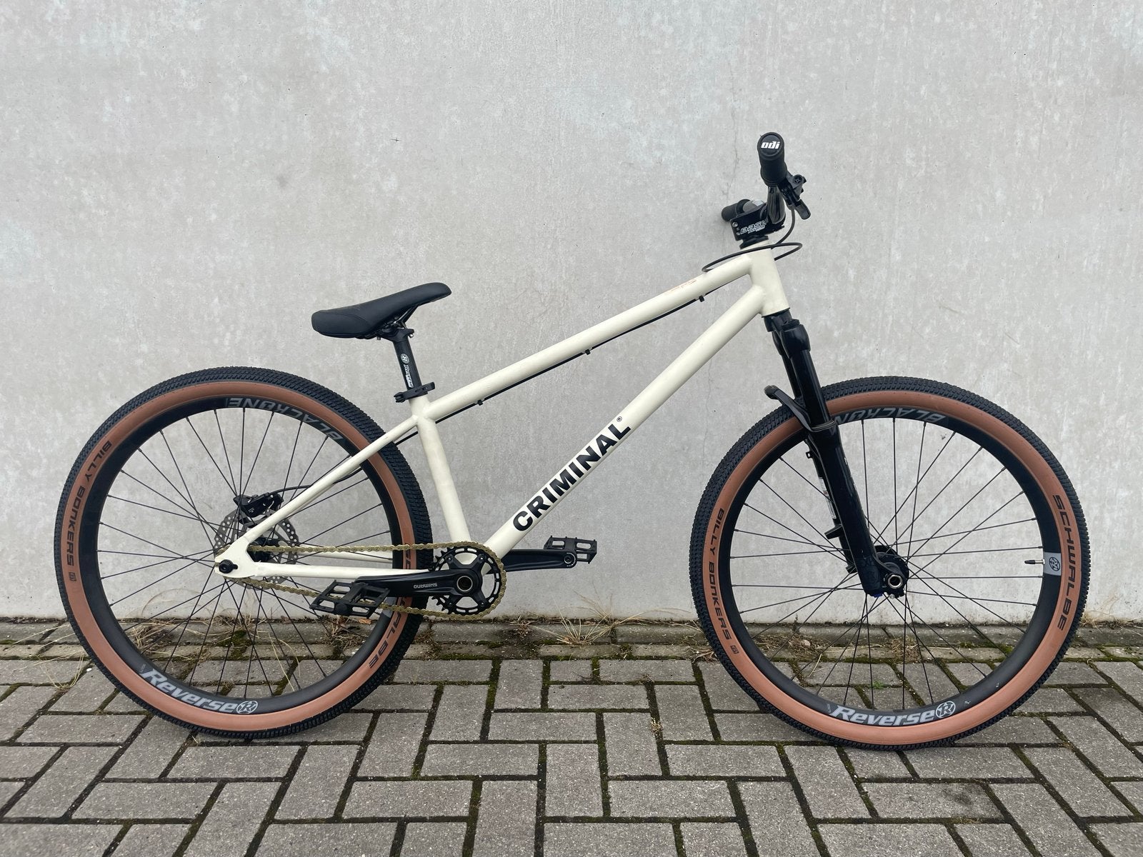 Dirtjumper 26” MTB - REVERSE - MANITOU EN SHIMANO, Fietsen en Brommers, Ophalen, 24 inch of meer, Staal, Stuur 360° draaibaar