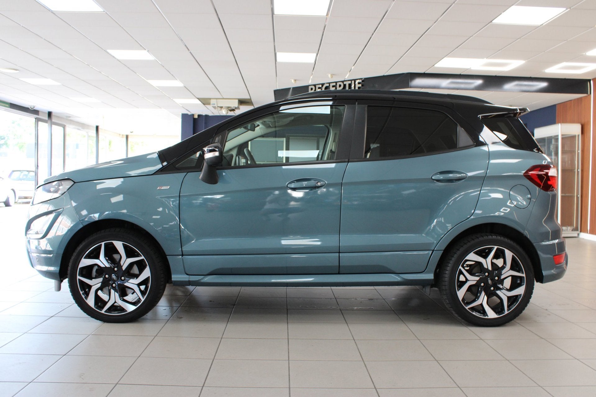 Ford ECOSPORT 1.0 EcoBoost ST-Line Black | Airci | Cruise co, Voorwielaandrijving, Gebruikt, Ecosport, Blauw