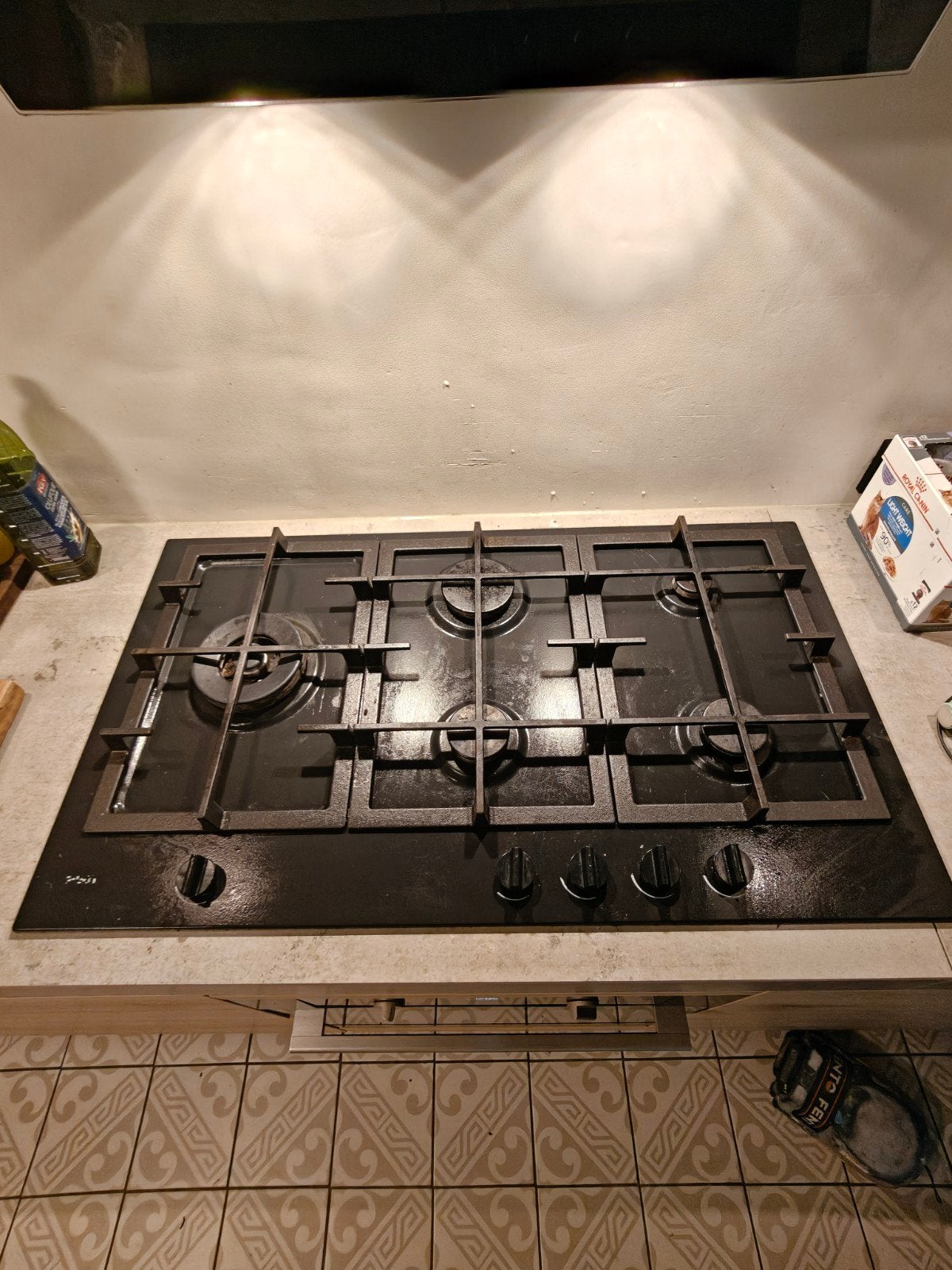 Pelgrim 90x52cm Gaskookplaat - 5 Kookzones, Ophalen, Gebruikt, Inbouw, Gas