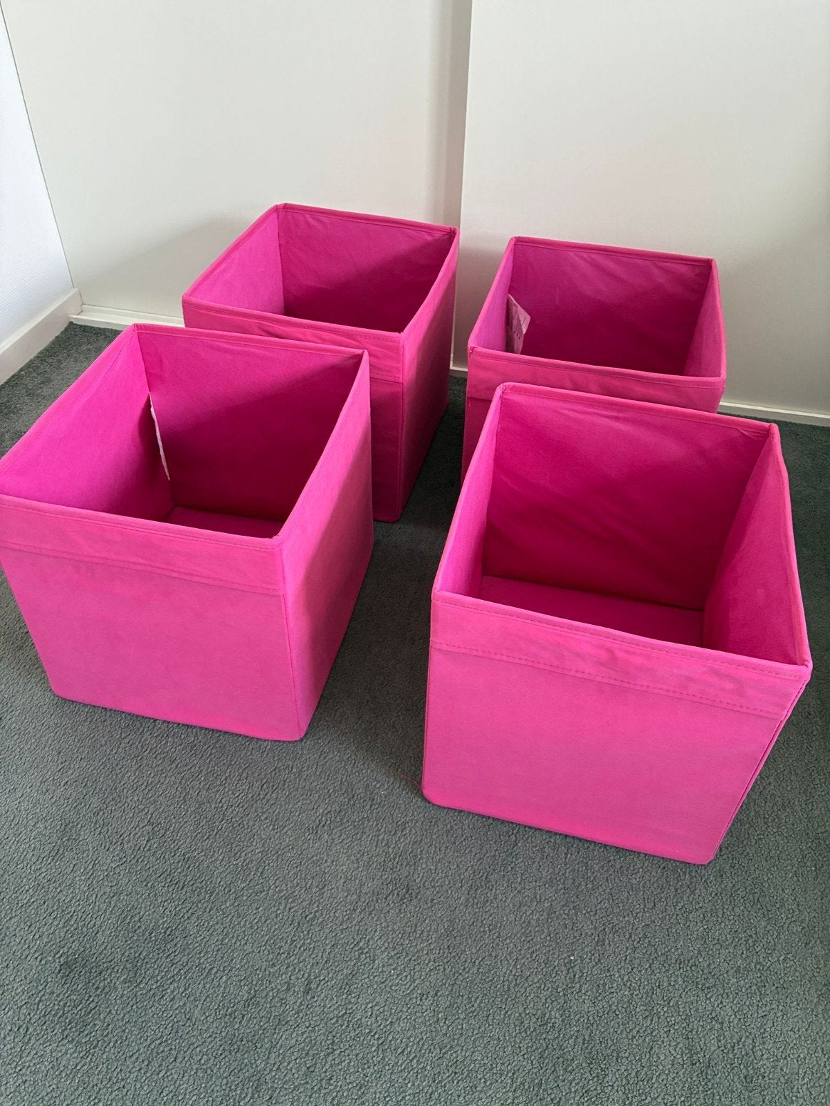 4 Ikea opbergbakken van stof, Ophalen of Verzenden, Zo goed als nieuw