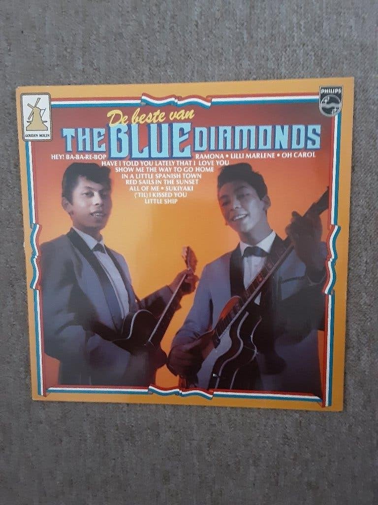 vinyl lp The Blue Diamonds de beste van, LP, Gebruikt, Pop, Originele persing