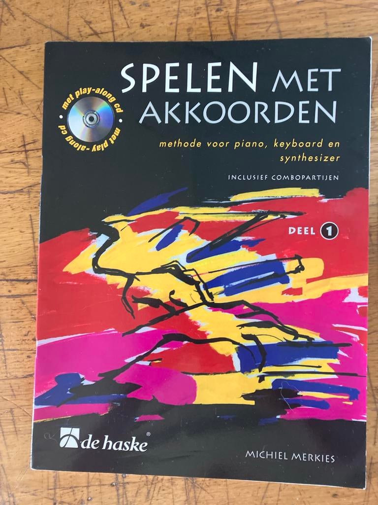 Spelen met Akkoorden deel 1 - piano, keyboard, synthesizer, Gebruikt, Overige genres, Les of Cursus, Ophalen of Verzenden