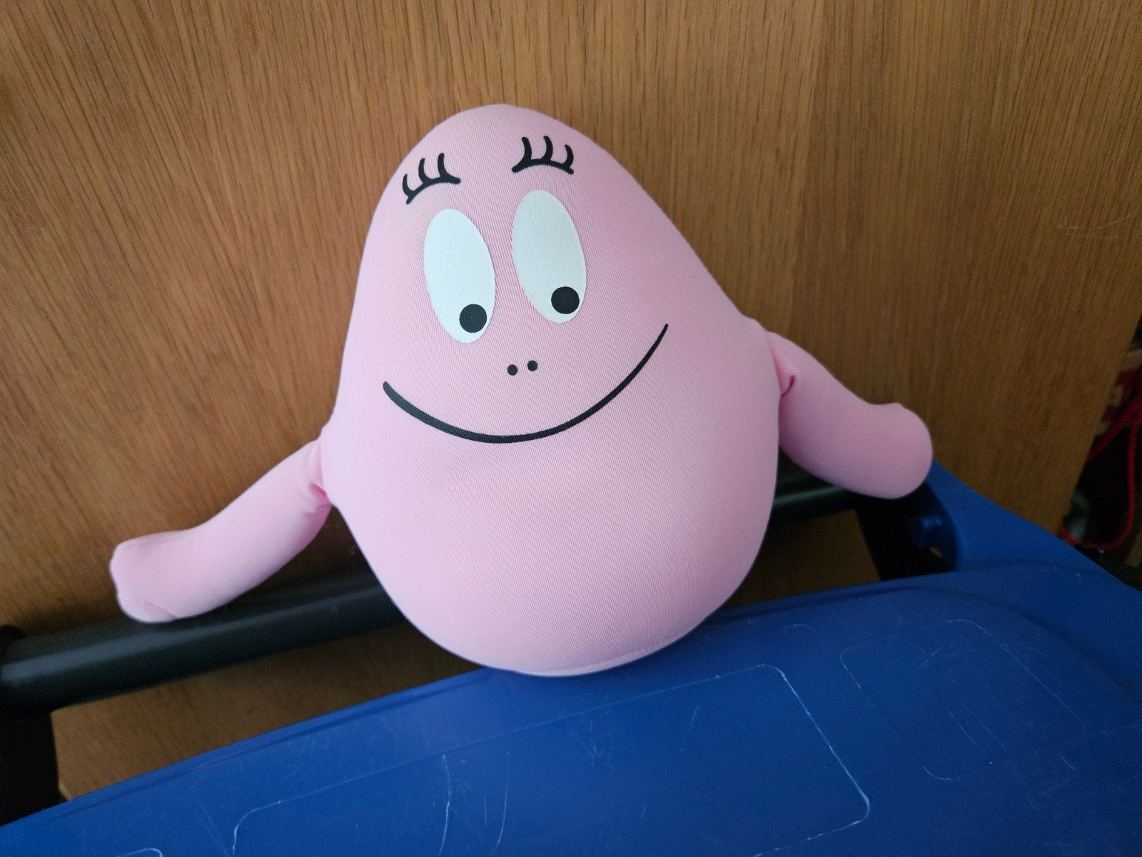 Barbapapa knuffel roze, Gebruikt, Overige merken, Overige karakters, Overige typen