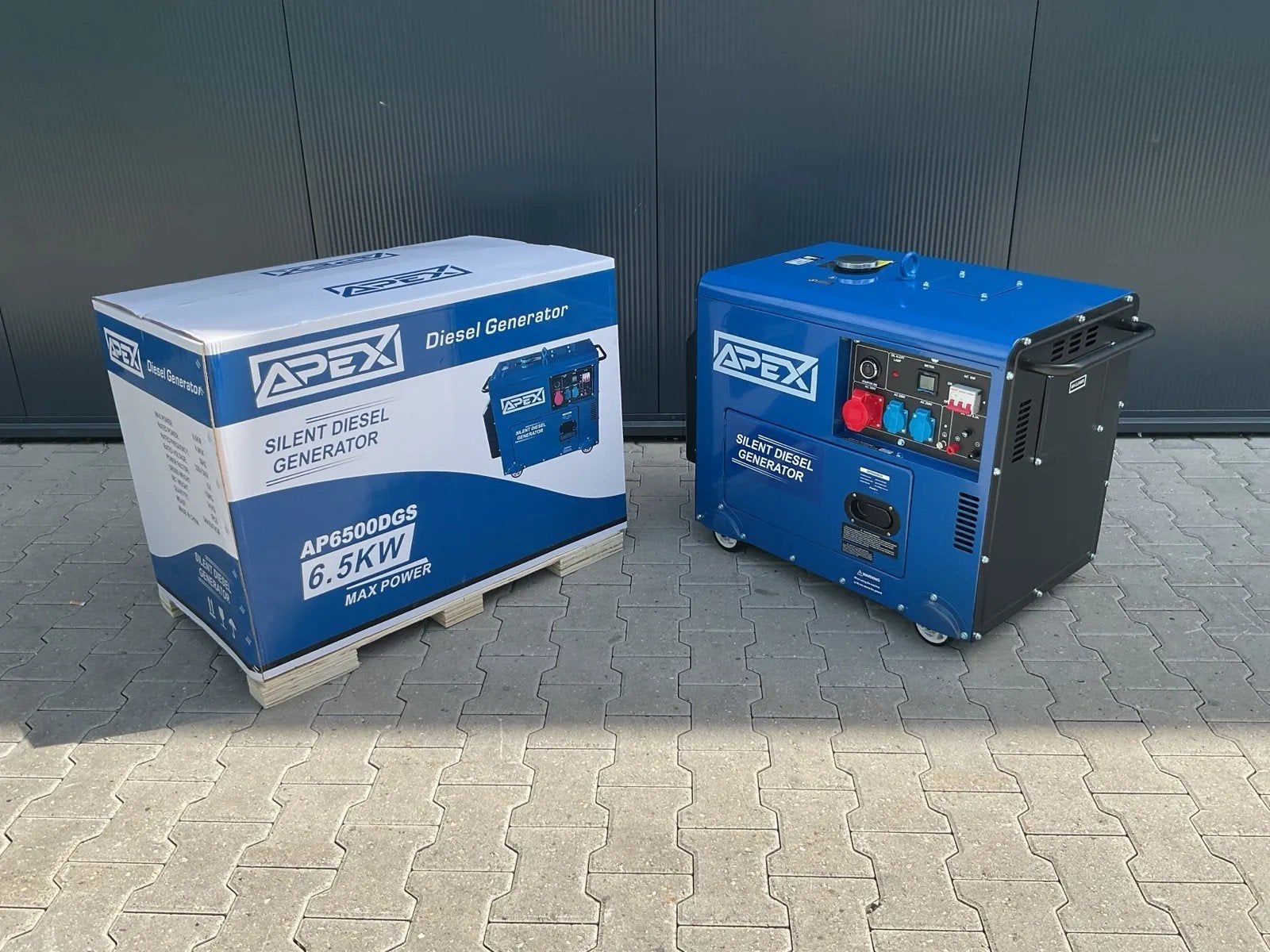 Aggregaat diesel nieuw apex 6.5kw, Ophalen of Verzenden, Nieuw