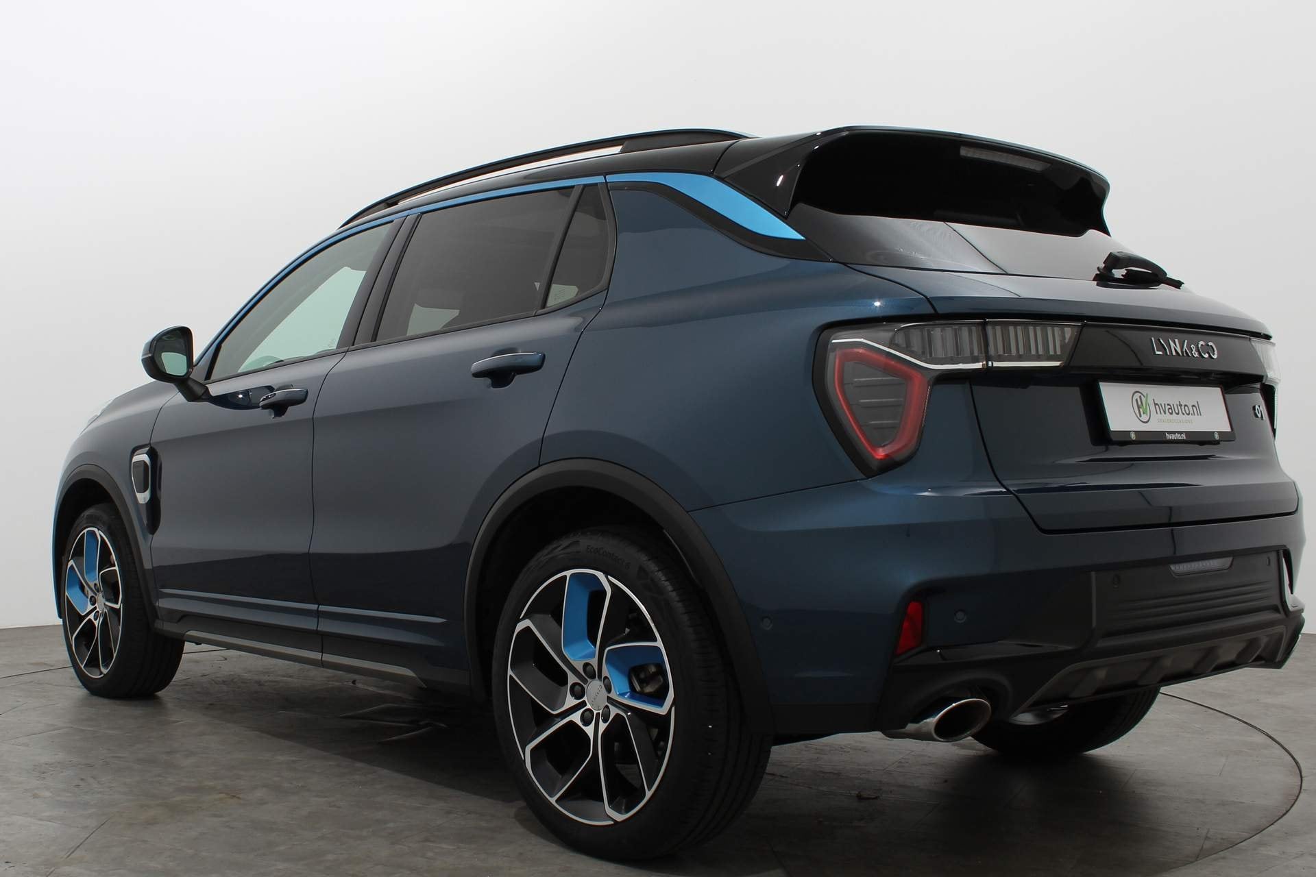 Lynk & Co 01 1.5 PLUG-IN HYBRID 261PK AUT7 | Panoramadak | A, Auto's, Stof, Blauw, 120 €/maand, Bedrijf