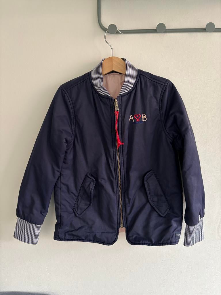 Scotch and Soda omkeerbaar bomberjack maat 116, Ophalen of Verzenden, Gebruikt, Meisje, Jas
