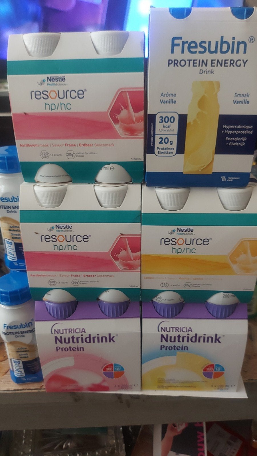 Diverse Proteïne Dranken: Nestlé Resource,Fresubin, Nutricia, Ophalen, Nieuw