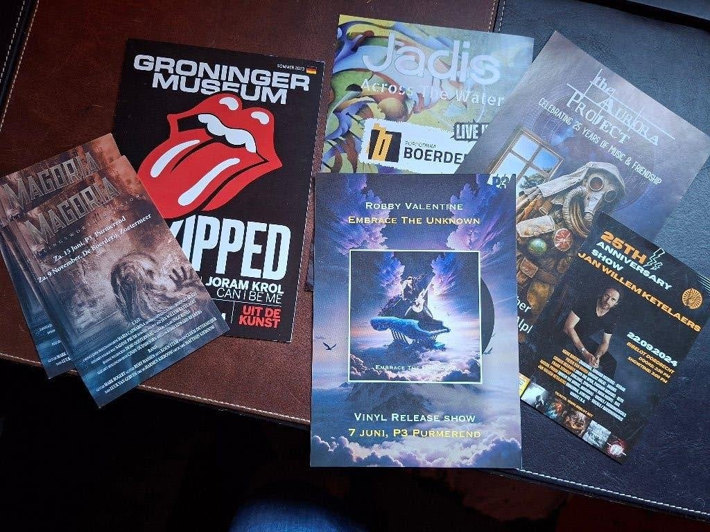 Concert Flyers, Ophalen of Verzenden, Zo goed als nieuw, A1 t/m A3, Muziek