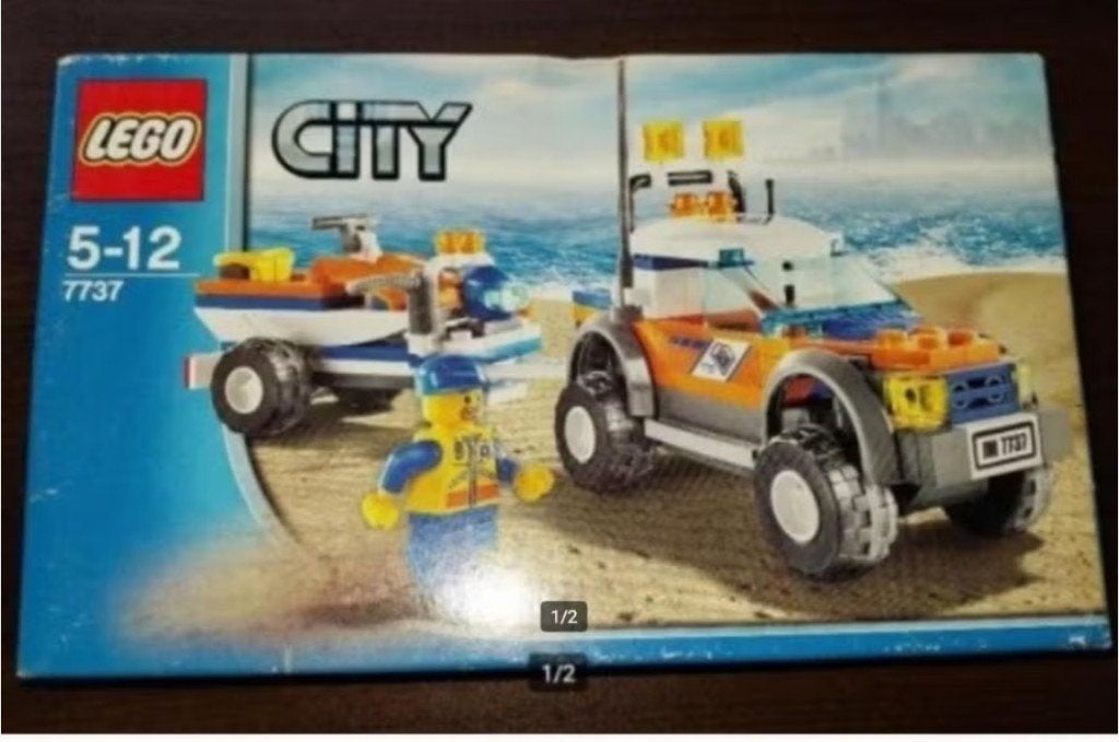 Lego City 7737 - Coast Guard 4WD & Jet Scooter NIEUW IN DOOS, City, Lego, Nieuw, Ophalen of Verzenden