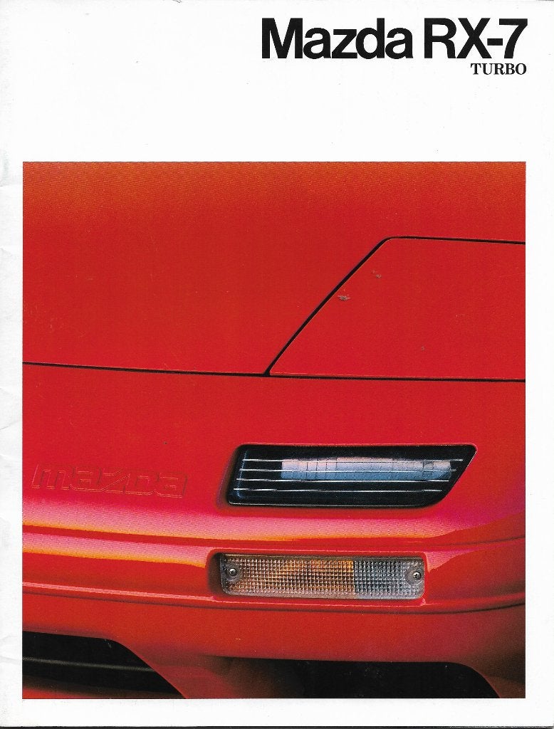 Brochure MAZDA RX-7 Turbo, 1990 (NL)., Mazda, Nieuw, Ophalen of Verzenden, Mazda