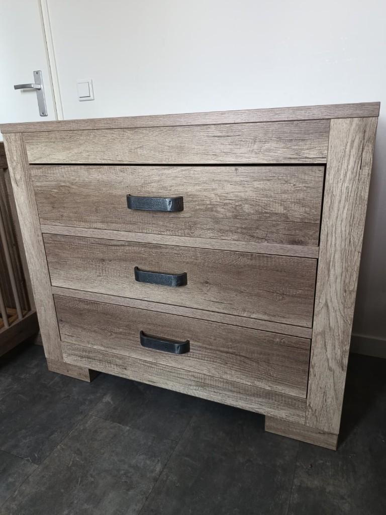 Commode Kidsmill Brent Oldwood – babykamer kast met laden, Ophalen, Zo goed als nieuw, Overige typen