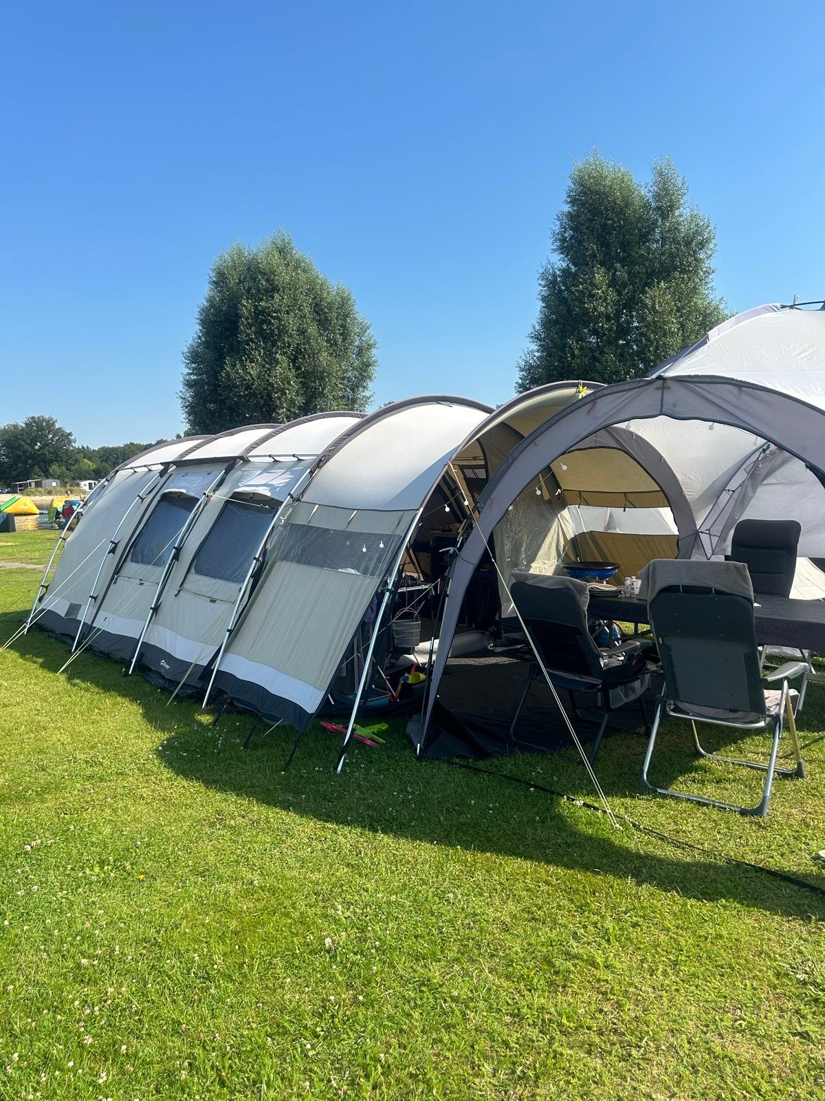 Outwell Bear lake 6 tunneltent voor 6 personen, Ophalen, Gebruikt, Meer dan 6