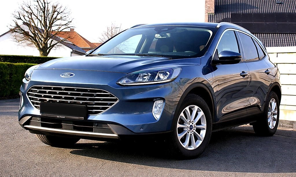Ford Kuga Plug-in Hybrid Titanium X 1ste eigenaar * TOPPRIJS, Auto's, Ford, Stof, 4 cilinders, Blauw, Lichtsensor