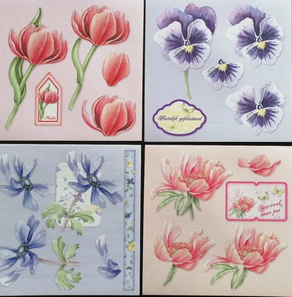 Mooie knipvellen, 4 verschillende stuks per foto, Ophalen of Verzenden, Nieuw, Overige thema's, Knipvel