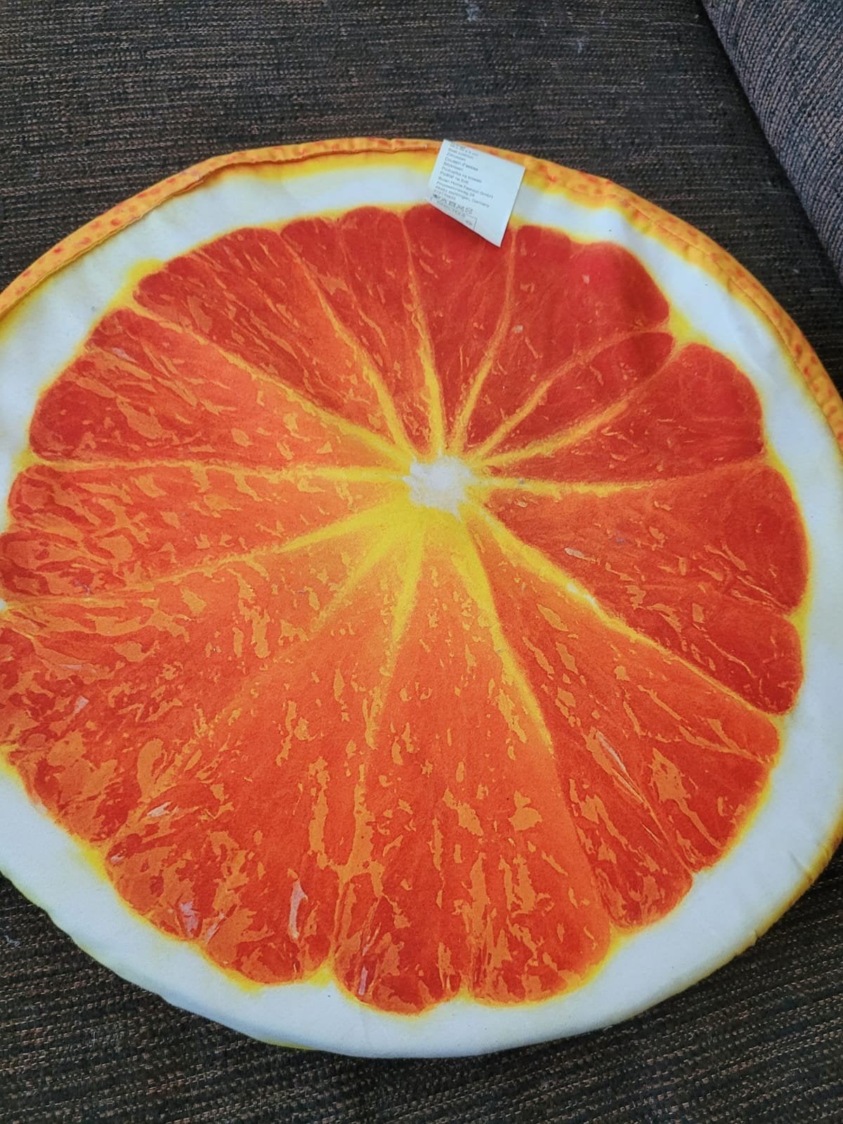 Sinaasappel kussen orange pillow, Ophalen of Verzenden