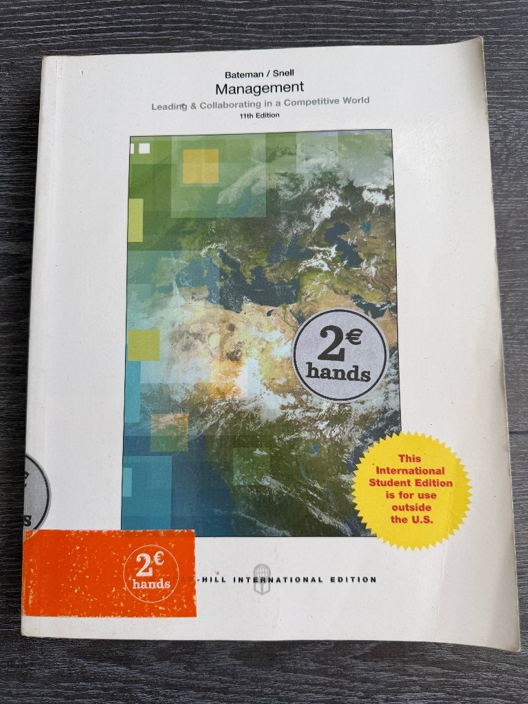 Management Leading and collaborating in a competitive world, Ophalen of Verzenden, Zo goed als nieuw, Management
