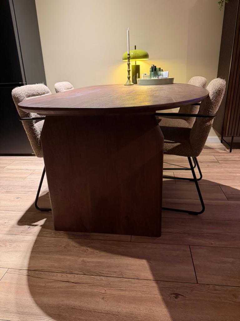 Zo goed als nieuwe Organische eettafel - Label51, Ophalen, 200 cm of meer, 50 tot 100 cm, Zo goed als nieuw