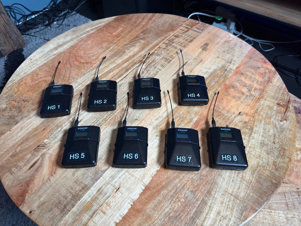 Shure ULXD1 K51 beltpack 606-670 MHz - 5 stuks, Ophalen of Verzenden, Gebruikt, Overige typen, Draadloos