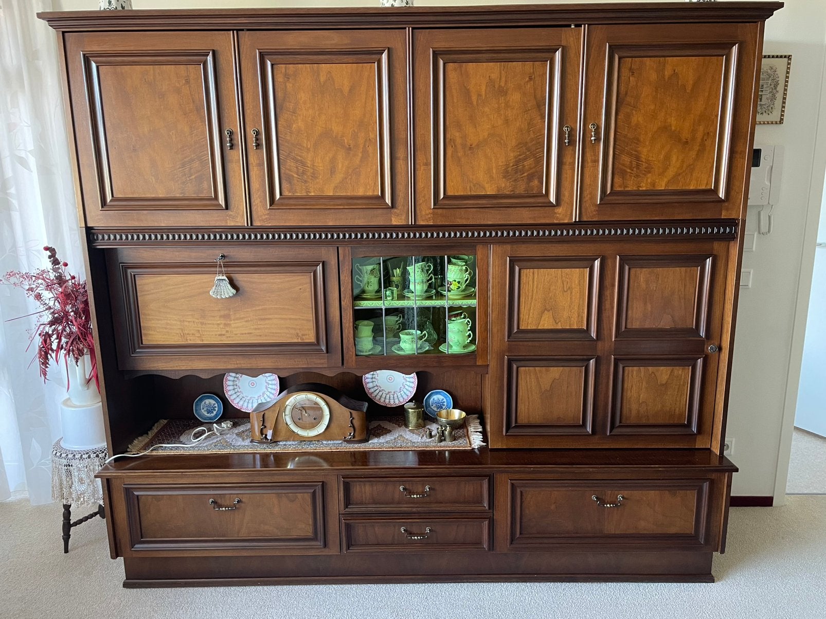 Kast en salontafel, Ophalen, Gebruikt, 200 cm of meer, Jaren 1980