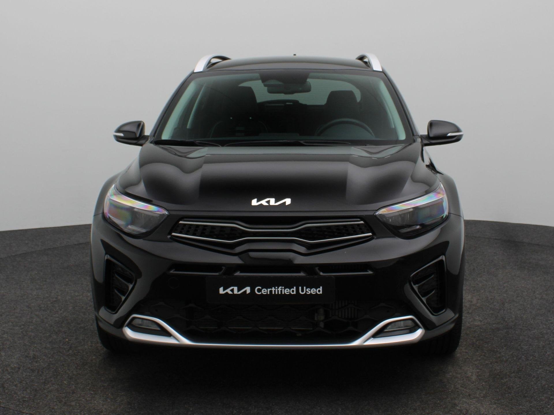 Kia Stonic 1.0 T-GDi MHEV GT-Line | DEMO | Vraag naar beschi, Auto's, Kia, Euro 6, Leder en Stof, Zwart, Origineel Nederlands