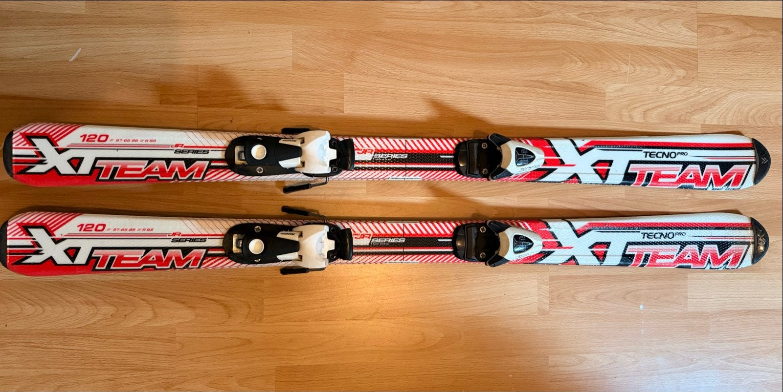 Tecno XT Team ski's 120 cm - Zo goed als nieuw, Sport en Fitness, 100 tot 140 cm, Zo goed als nieuw, Skiën, Ski's