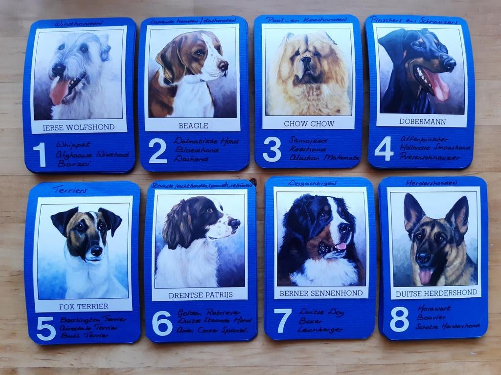 Hand gemaakt kwartet spel, Ophalen of Verzenden, Kwartet(ten)