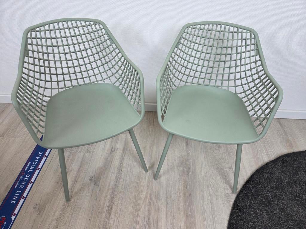 2x kinderstoel olijfgroen, Huis en Inrichting, Stoelen, Ophalen, Zo goed als nieuw, Overige kleuren, Twee