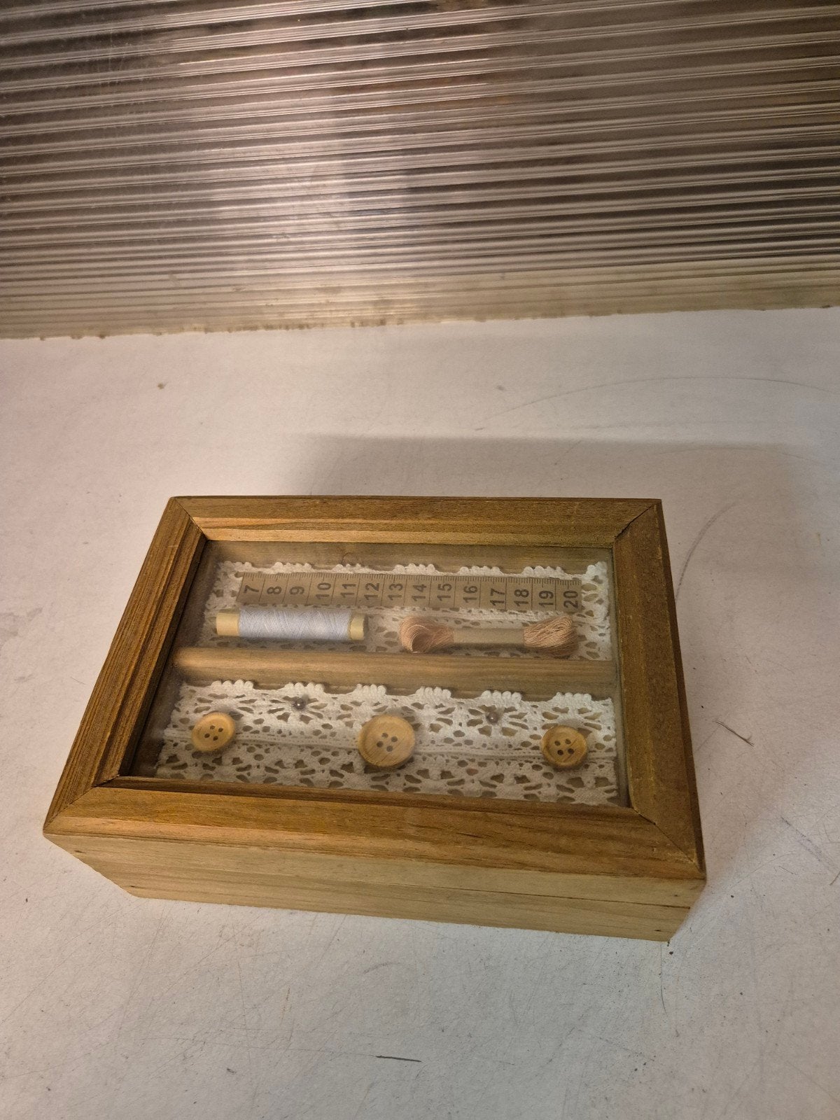 Naai garnituren opbergdoos, Antiek en Kunst, Ophalen of Verzenden