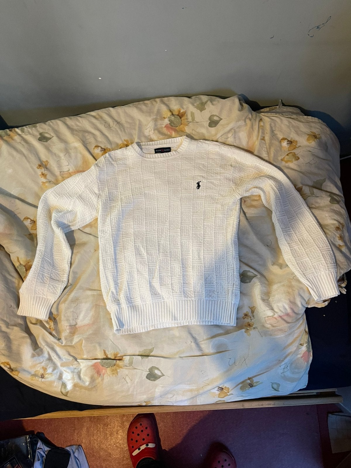 Ralph lauren trui maat L, Ophalen of Verzenden, Zo goed als nieuw, Maat 52/54 (L), Wit