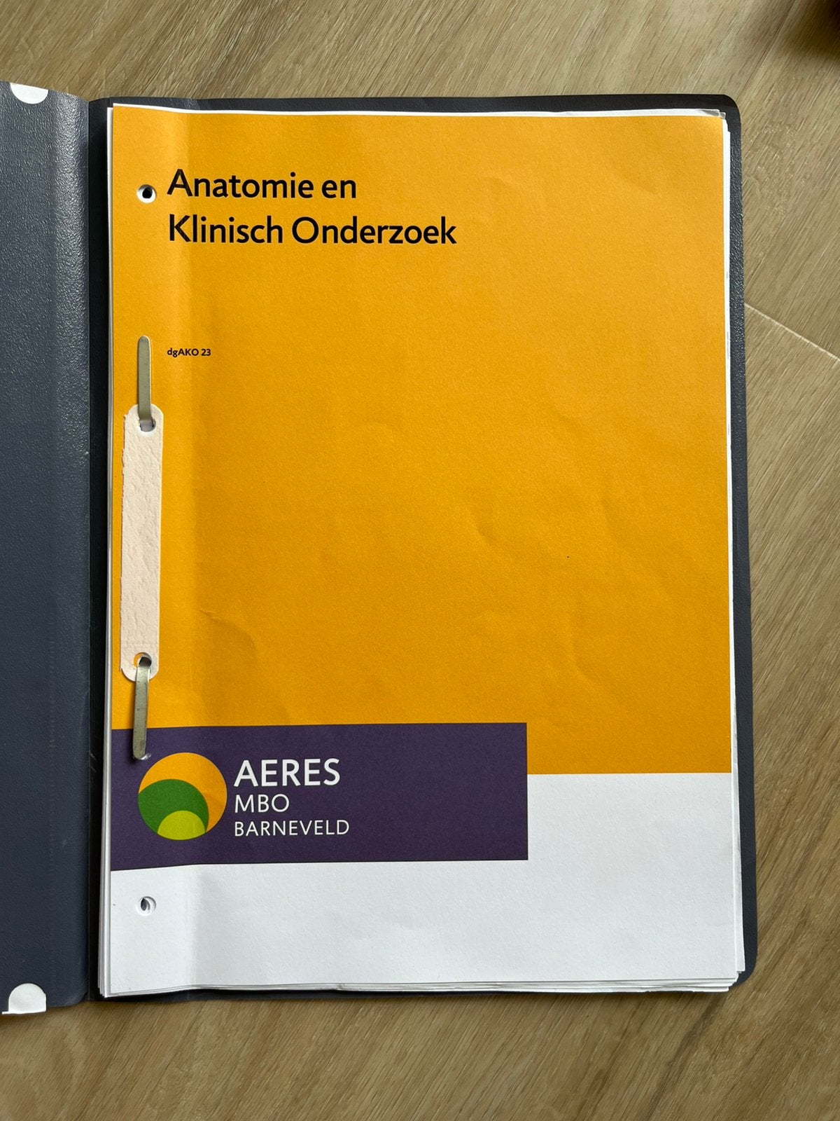 Anatomie en klinisch onderzoek aeres mbo barneveld, Ophalen of Verzenden, Beta, Zo goed als nieuw, MBO