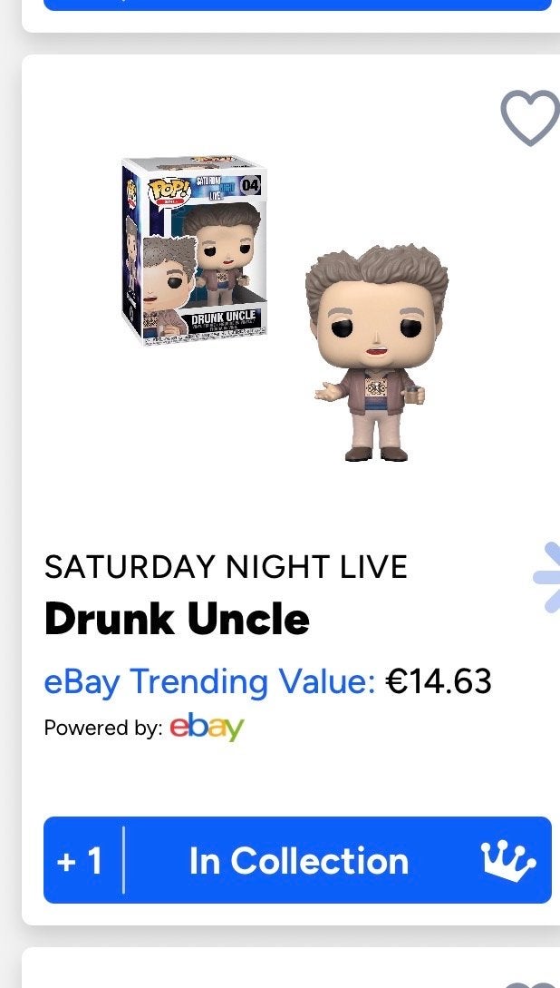 Funko Pop! Saturday Night Live: Drunk Uncle #04, Ophalen of Verzenden, Zo goed als nieuw