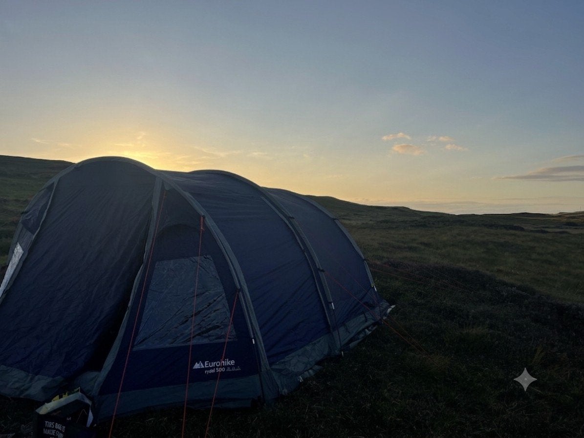 Eurohike Rydal 500 tunneltent (5-pers) - 1x gebruikt, Ophalen of Verzenden, Zo goed als nieuw, Tot en met 5