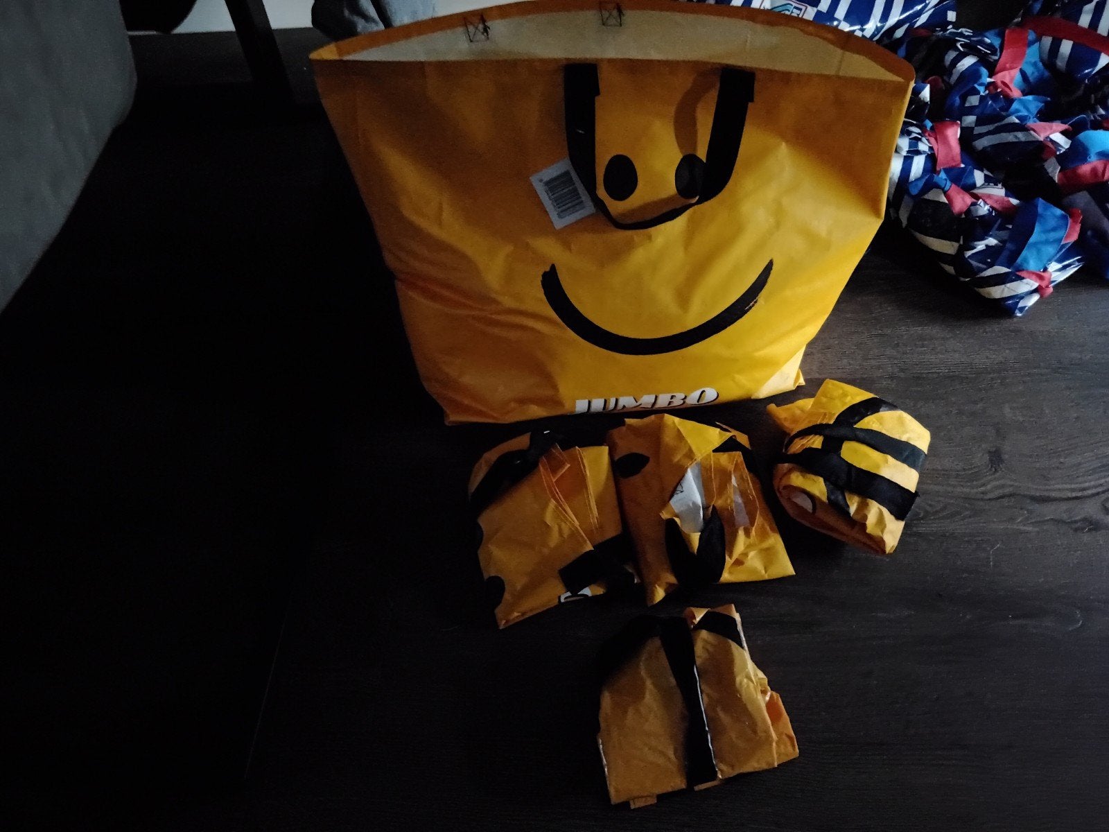 5 BIG SHOPPERS JUMBO, Ophalen of Verzenden, Zo goed als nieuw, Shopper
