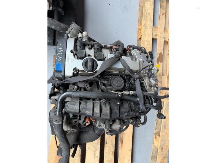 Motor van een Audi A4, Gebruikt, -, -, -